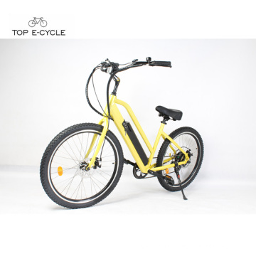 48v comfortable riding electric bicycle madin in China/electric beach cruiser bike